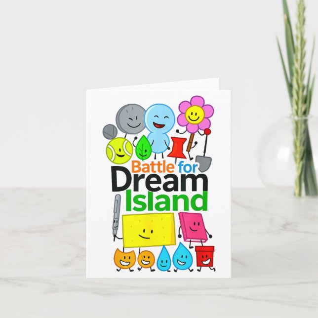 Roliga Bfdi-grafik för Kids Battle For Dream  Kort (Framsida)