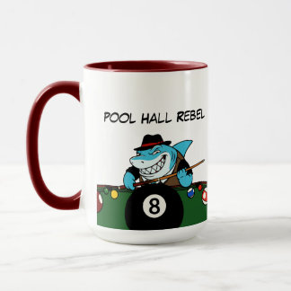 Roliga Biljard Pool Rebell Jättekaffemuggar Mugg