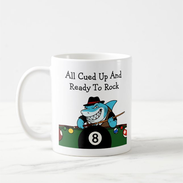 Roliga Biljard Poolhall Rebel Kaffemugg (Vänster)