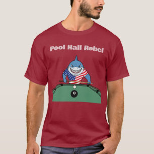 Roliga Biljard Poolhall Rebel T Shirt