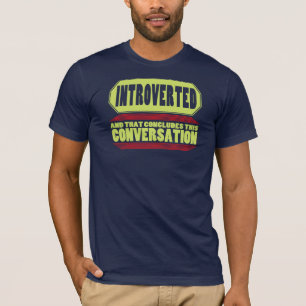 Roliga blått riktar inått T-tröja T Shirt