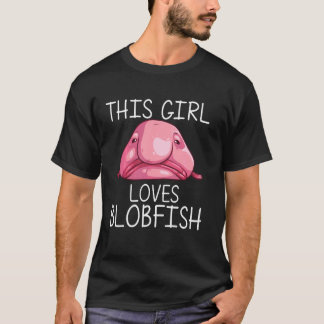 Roliga Blobfish Tjejer Barn Havsdjur Fiskare Ds T Shirt
