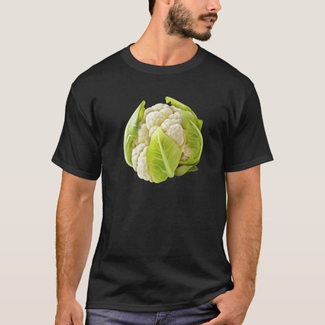 Roliga blomkålsdesigns Grönsaksälskare Grönsaker  T Shirt (Framsida)