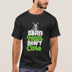 Roliga bondhår spelar ingen roll för bonden Häst T Shirt