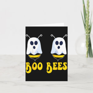 Roliga Boo-Bin Halloween-kostym Humor Kuslig Bina Kort