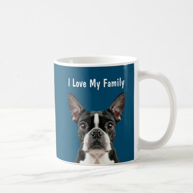 Roliga Boston Terriermuggar Kaffemugg (Höger)