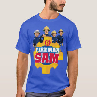 roliga brandman sam vänner t shirt