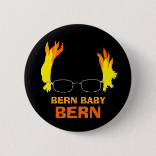 Roliga brännheta Bern Bernie för hårBern baby Knapp