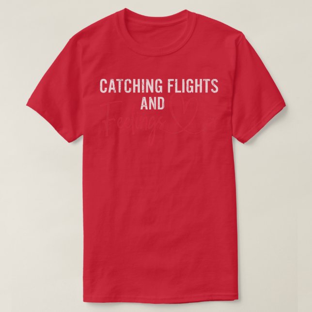 Roliga bröllop fångar flygplan Brud Hustru Gift  T Shirt (Design framsida)