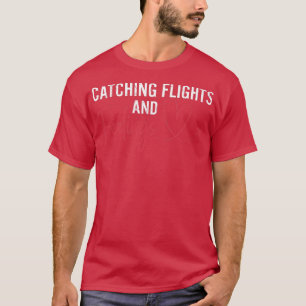 Roliga bröllop fångar flygplan Brud Hustru Gift T Shirt