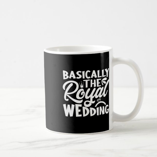 Roliga Bröllopsdammar och Brudtärna - Bröllopscere Kaffemugg (Höger)