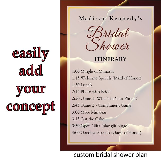 Roliga Bröllopsfestaktiviteter i bläckfärgade jord Poster (Skapare uppladdad)