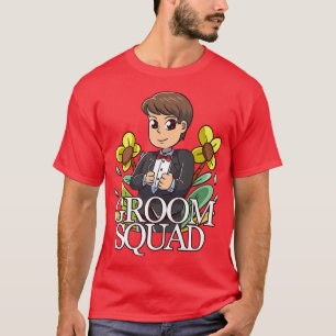 Roliga bröllopsfestkläder för män Brudgum T Shirt