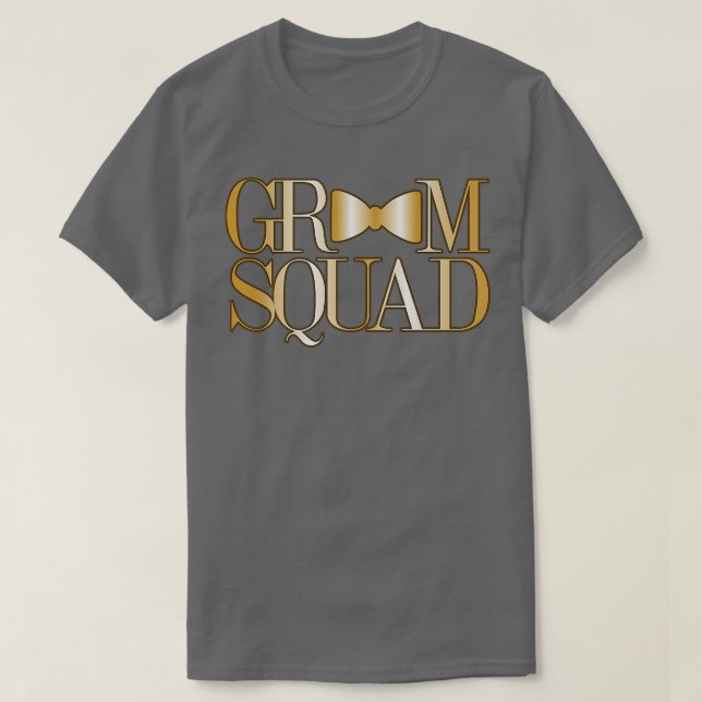 Roliga bröllopsfestkläder för män Brudgum T Shirt (Design framsida)