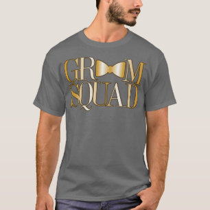 Roliga bröllopsfestkläder för män Brudgum T Shirt