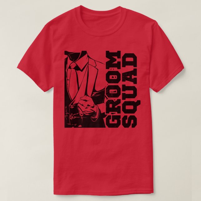 Roliga bröllopsfestkläder för män Groom T Shirt (Design framsida)