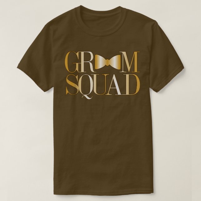 Roliga bröllopsfestkläder för män Groom T Shirt (Design framsida)
