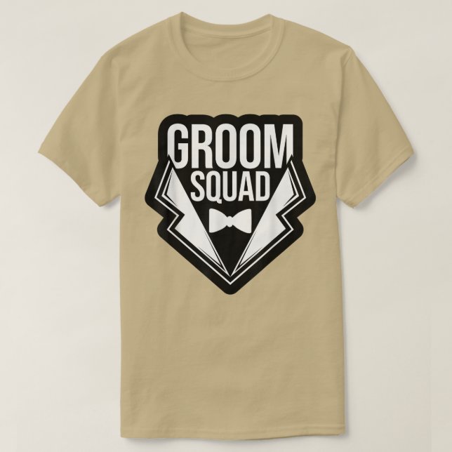 Roliga bröllopsfestkläder för män Groom T Shirt (Design framsida)
