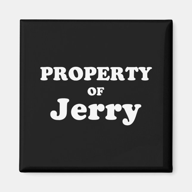 Roliga Bröllopsgåvor För Bruden Tillhör Jer Magnet (Framsidan)