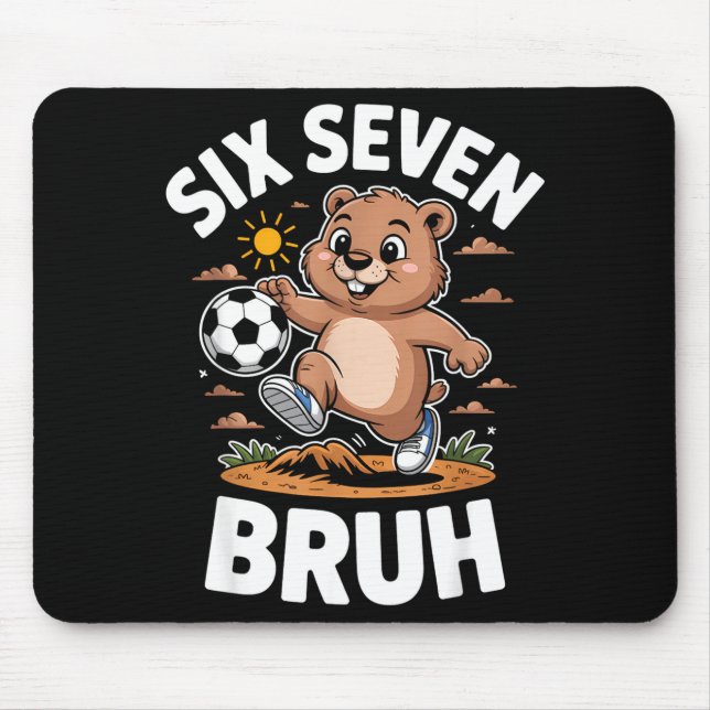Roliga Bruh Fotboll Groundhog Day 67 Meme Pyjamas  Musmatta (Framsidan)