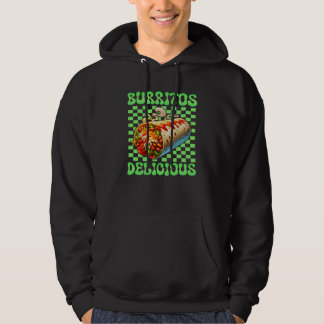 roliga burritos läcker design hoodie