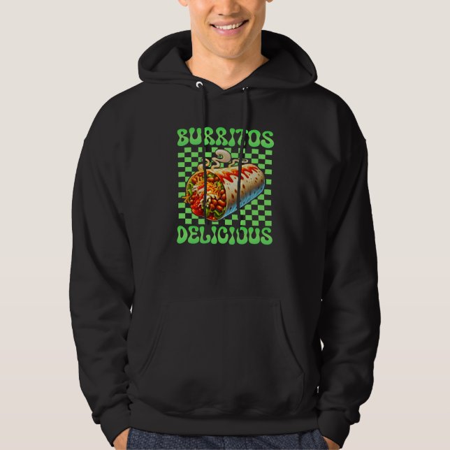 roliga burritos läcker design hoodie (Framsida)