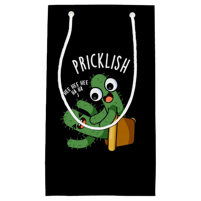Roliga Cactus Puns Mörk Bakgrund (Framsidan)