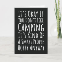 Roliga Camping Kort Natur Camper Läggereld Utomhus