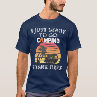 Roliga campingdagslurar Perfekt för familjeläger r T Shirt