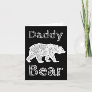 Roliga campingtröjor för män Daddy Bear T-shirt Fa Kort