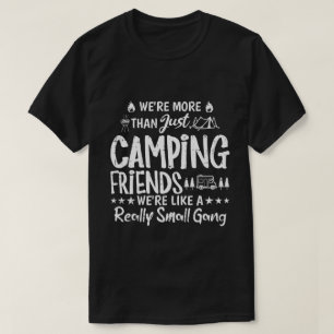 Roliga Campingvänner Liten Gang Present T Shirt