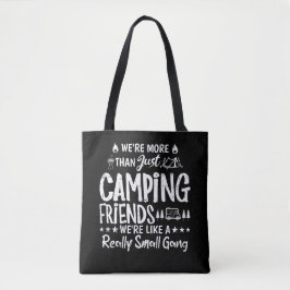 Roliga Campingvänner Liten Gang Present Tygkasse