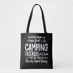 Roliga Campingvänner Liten Gang Present Tygkasse