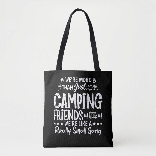 Roliga Campingvänner Liten Gang Present Tygkasse (Framsida)