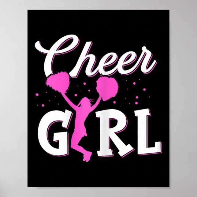 Roliga Cheerleading Flickor Kvinnor Cheer Mamma Ch Poster (Framsidan)