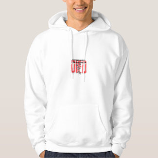 roliga citat dog red Flower växter Hoodie