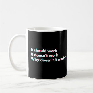 Roliga citat för utvecklare och programmerare kaffemugg