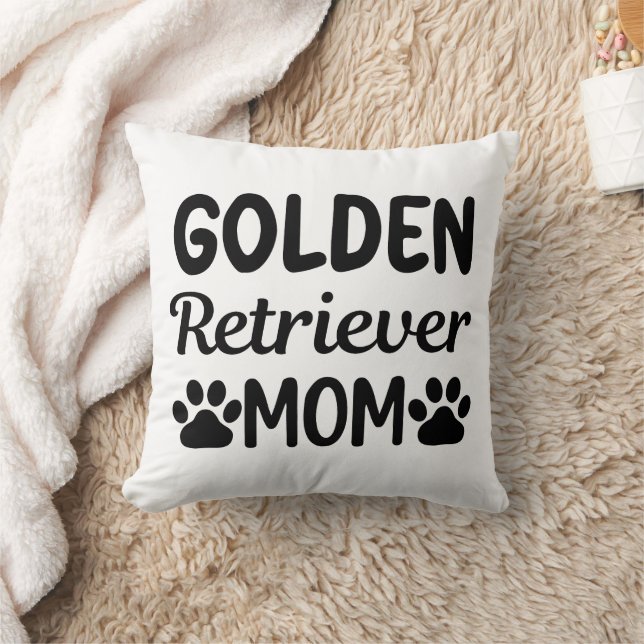 Roliga citat om Golden Retriever-mamma Kudde (Filt)