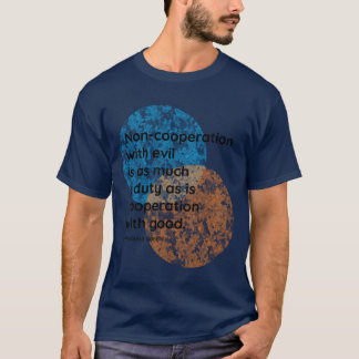 Roliga citat om samarbete med Mahatma Gandhi T Shirt