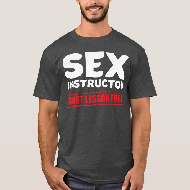 Roliga Citat Se Instruktör Present rolig T Shirt (Framsida)