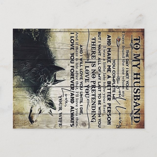 Roliga Citat Till Make | Ny Hem Gåva | Vykort (Framsida)