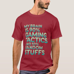 Roliga citationsteckenGamerT-tröja för att spela T-shirt