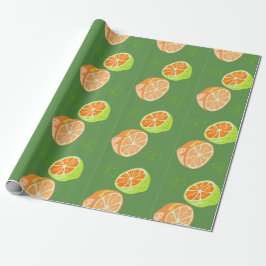 roliga citroner , citrus presentpapper