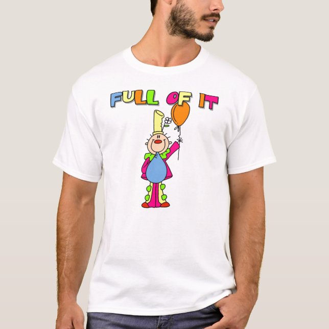 Roliga clown-t-shirts och presenter tee (Framsida)
