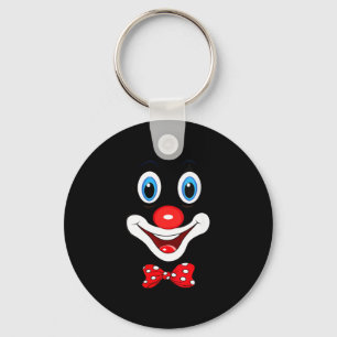 Roliga clownkostymer för kvinnor för barnkarneval nyckelring