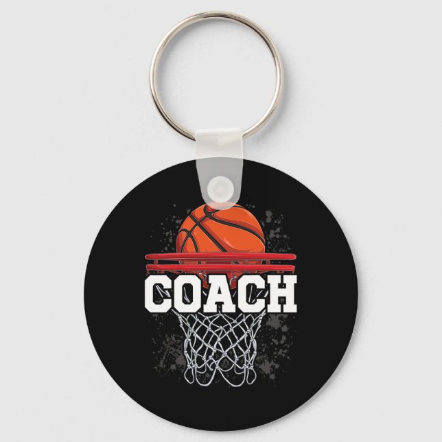 Roliga Coola Sketll Coaching Designs Sketll Tränar Nyckelring (Framsida)