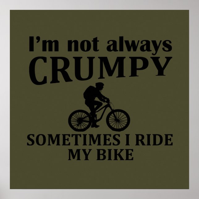 roliga cykelcitat poster (Framsidan)