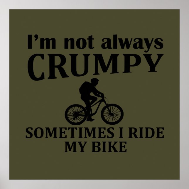 roliga cykelcitat poster (Framsidan)