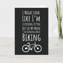 Roliga Cykelkort Cyklist Cykel Cykling