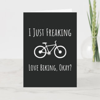 Roliga cykelkort för cykelfanatiker cykling cykel kort
